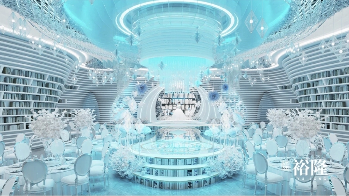 欣旺裕隆3號廳 書香之約：書+AI概念主題婚禮堂 全國唯一的“書+AI”概念的主題婚禮堂